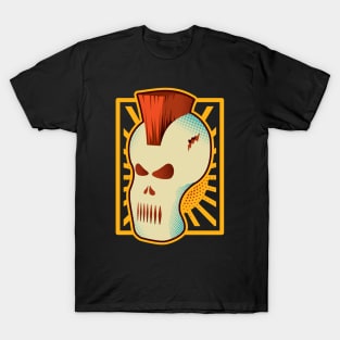 Retro Mohawk Skull | Vintage Skull Mask T-Shirt